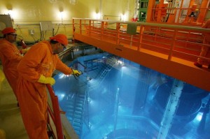 (FILE) Technicians check the contaminati