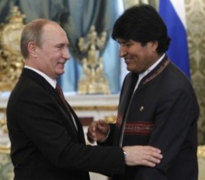 Putin e Evo Morales