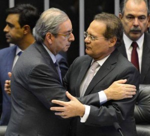Eduardo Cunha e Renan Calheiros